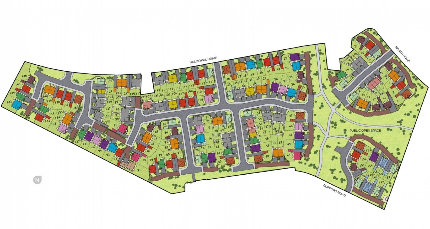 New Family Homes in Balmoral Gardens, Southport Merseyside